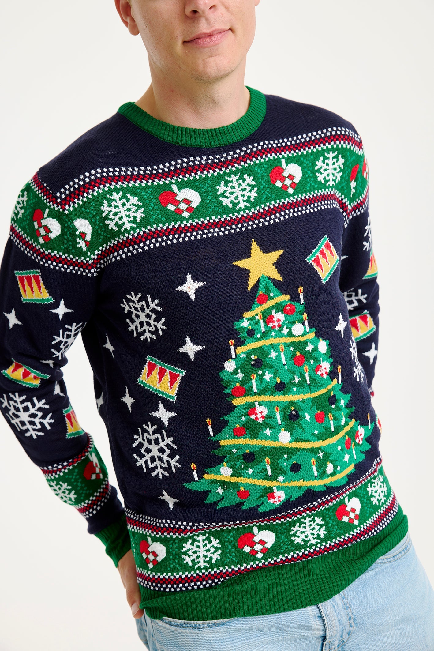 Miesten LED jouluneuleet