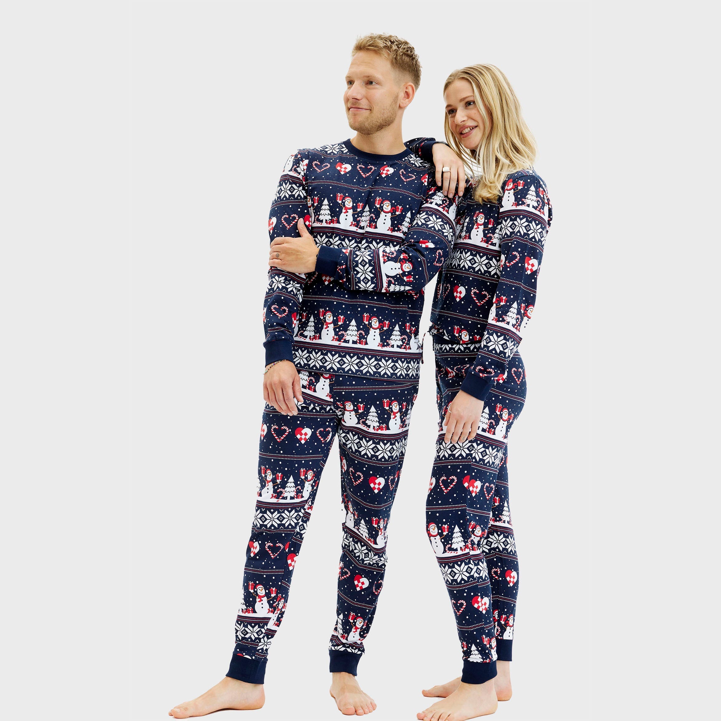 Weihnachtsherz Pyjama - Herren.