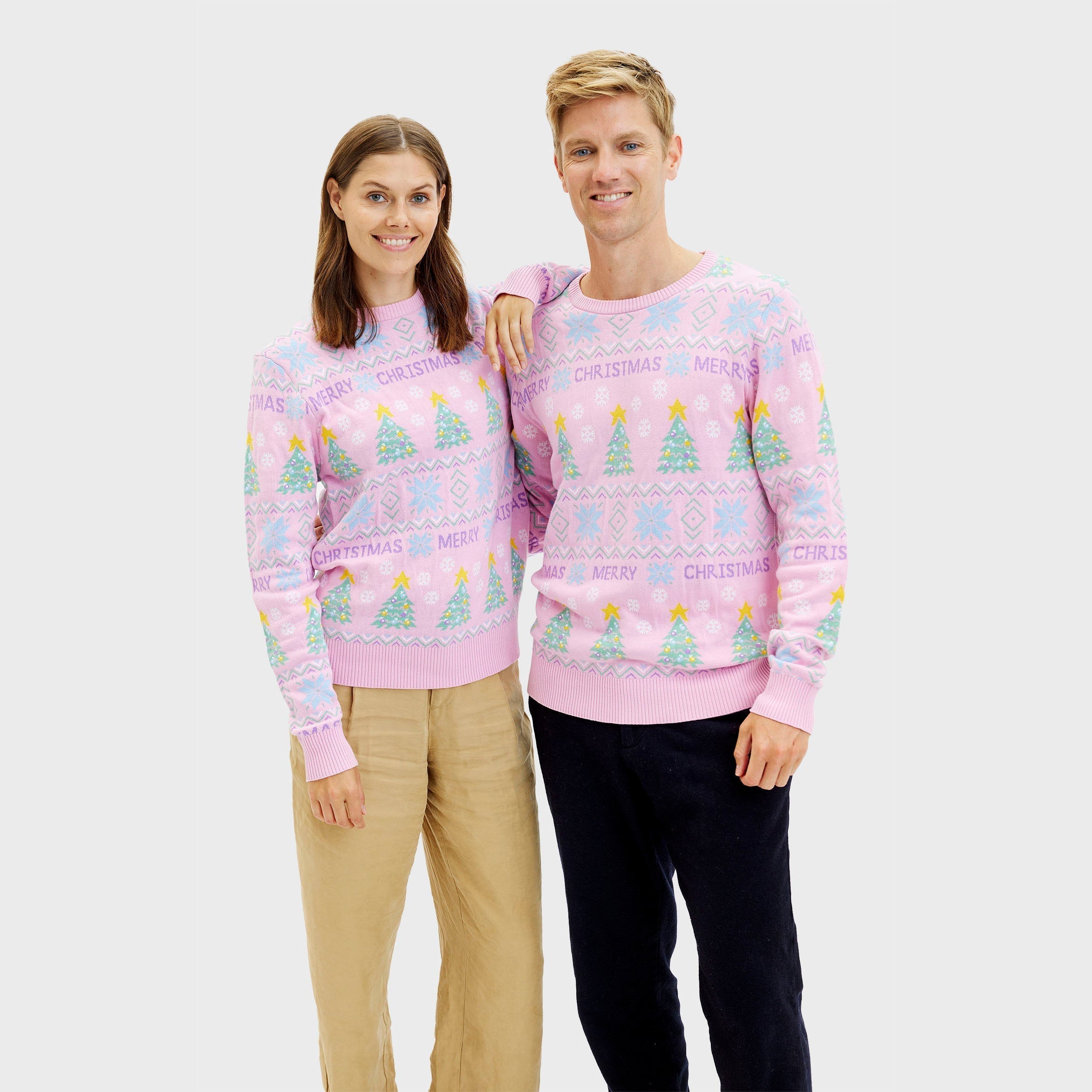 Vaaleanpunainen Jouluneule – Naiset