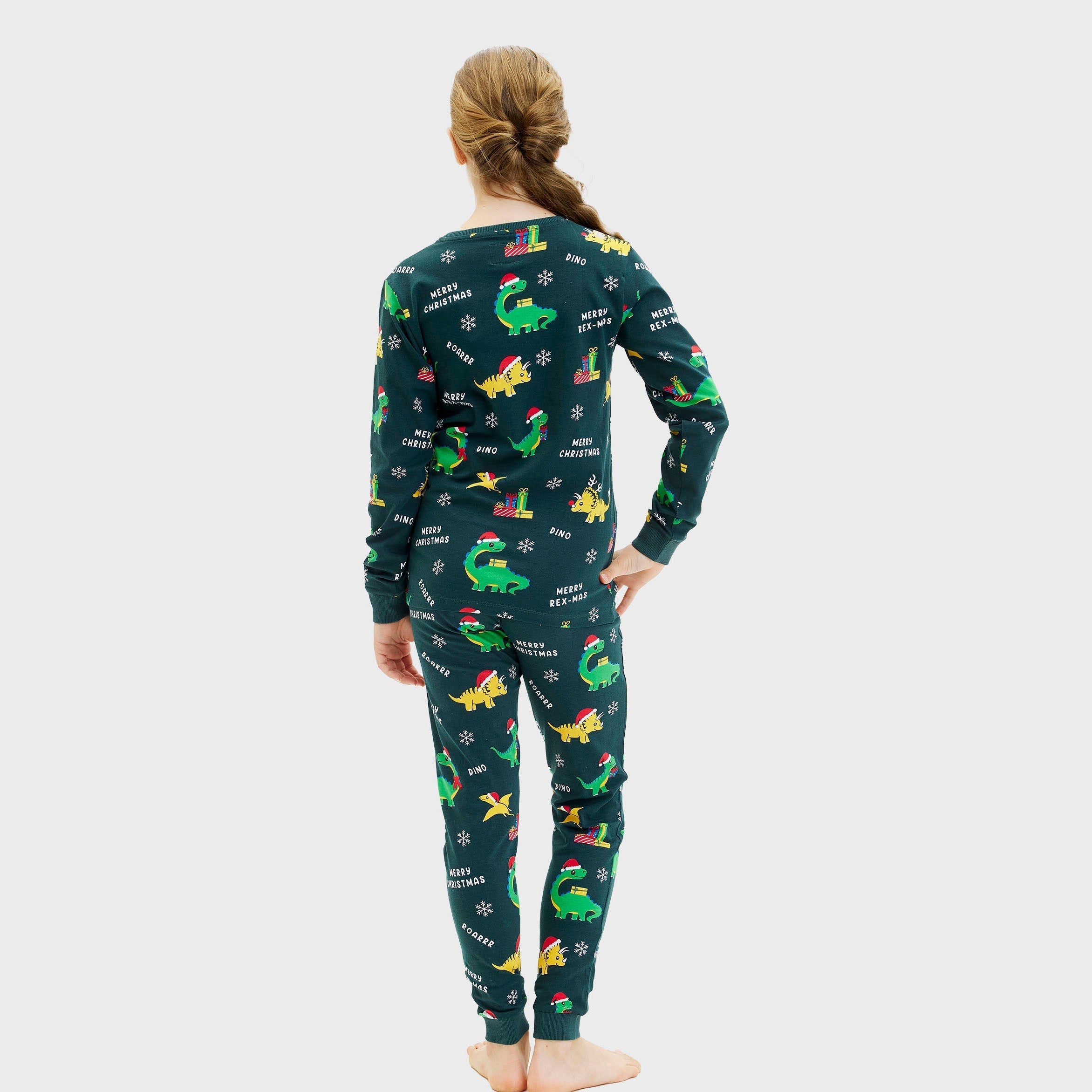 Dino joulupyjama - lapsi.