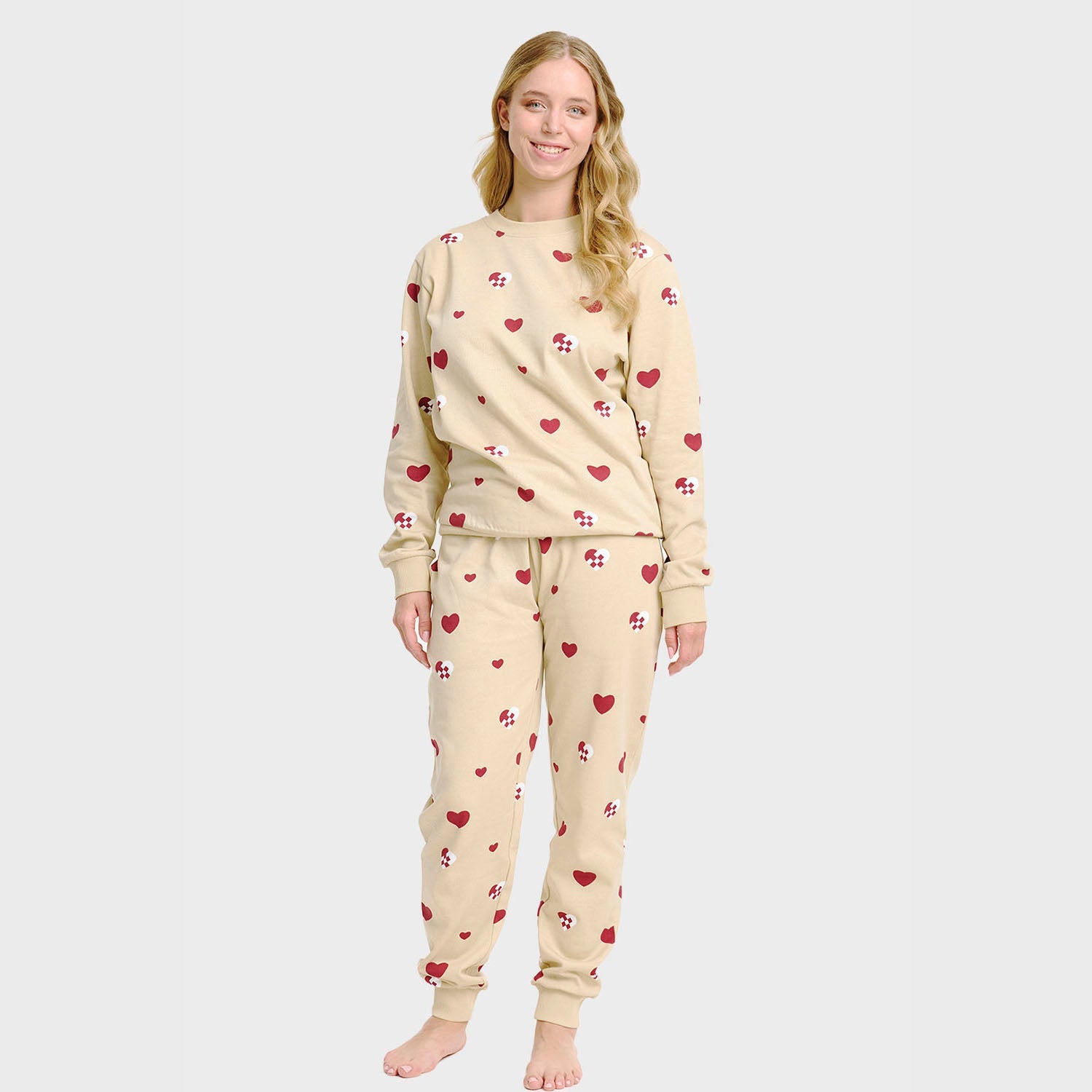 Joulusydän College-Asu – Naiset