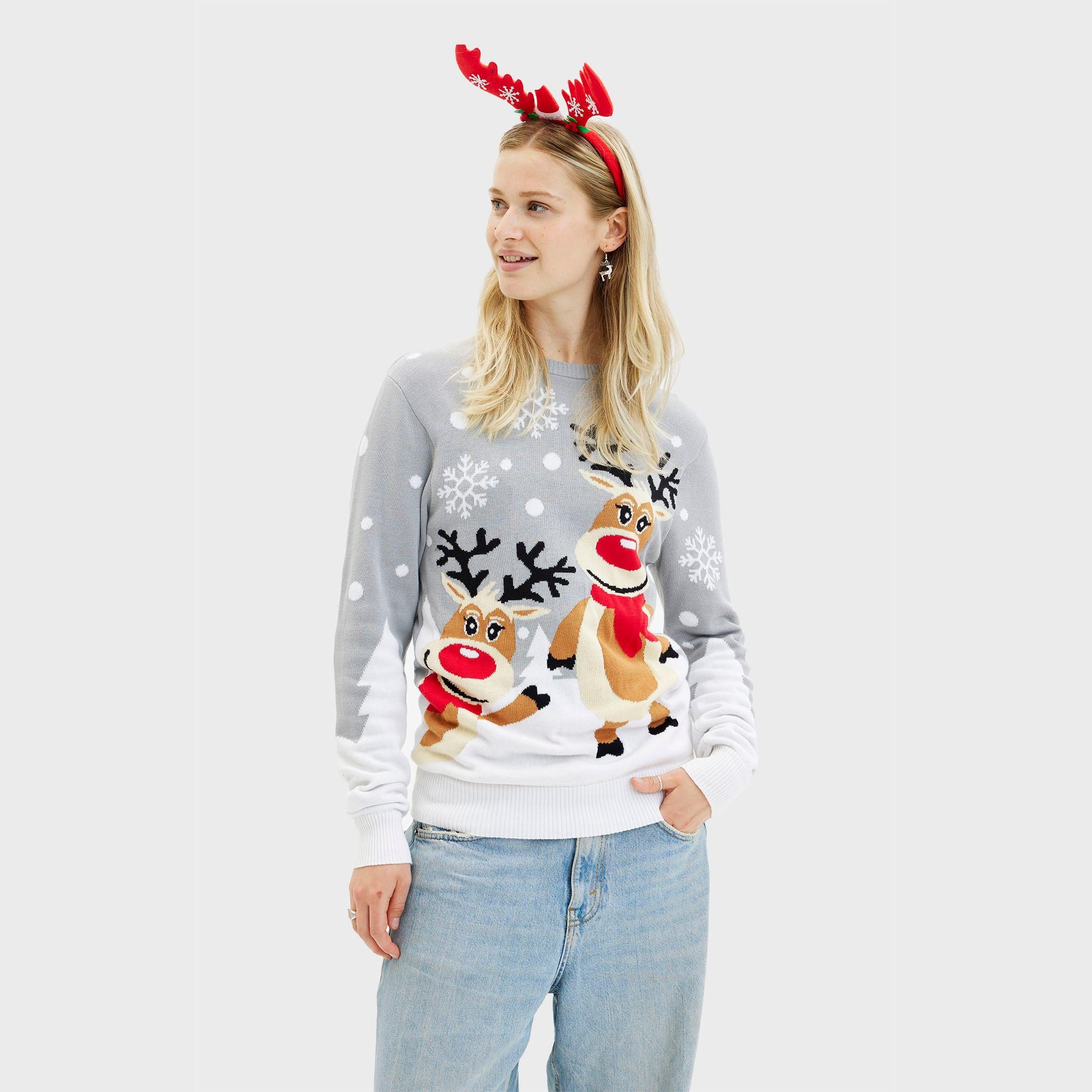 Niedlicher Weihnachtspullover - Damen.