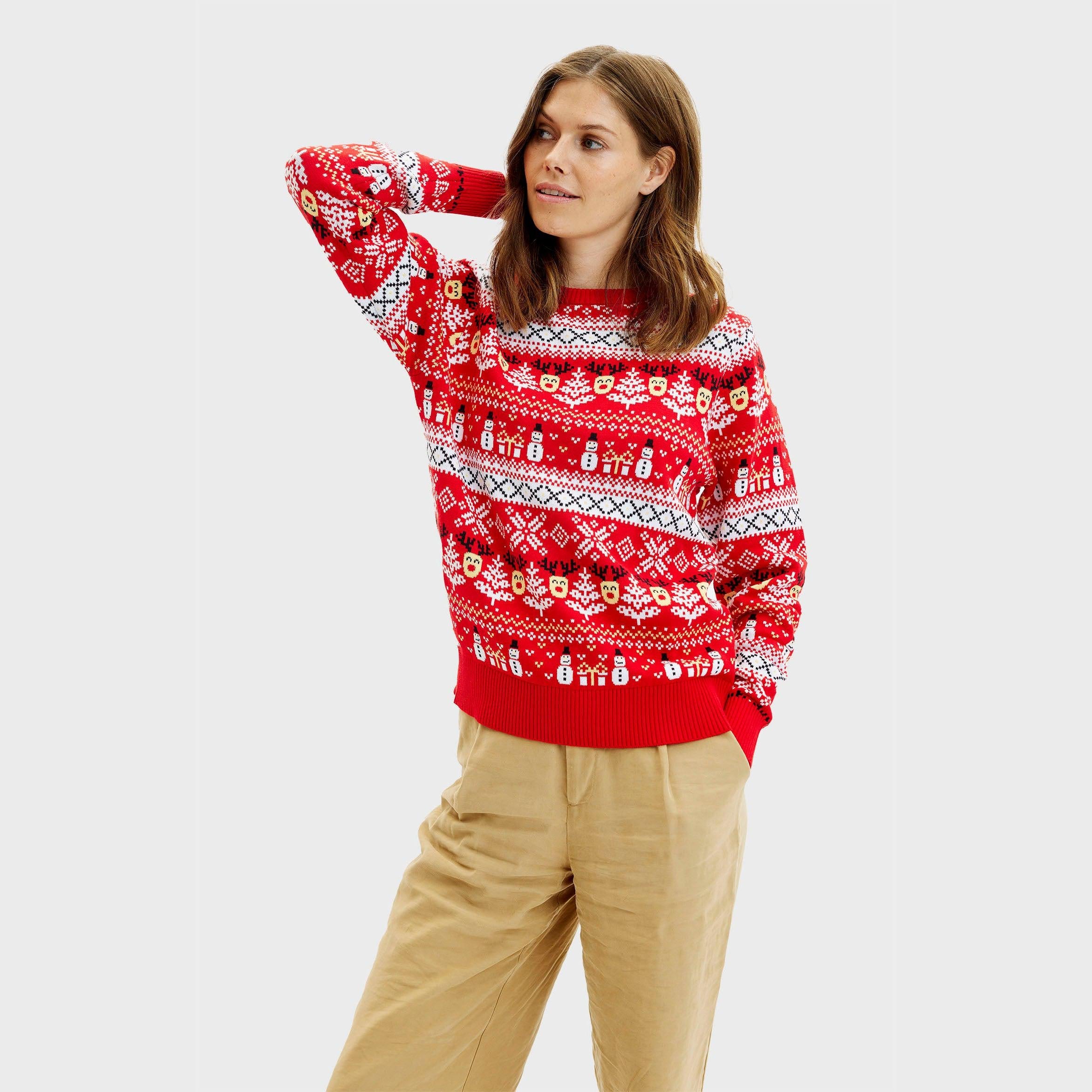 The Reinstyle Sweater Rot - Damen.