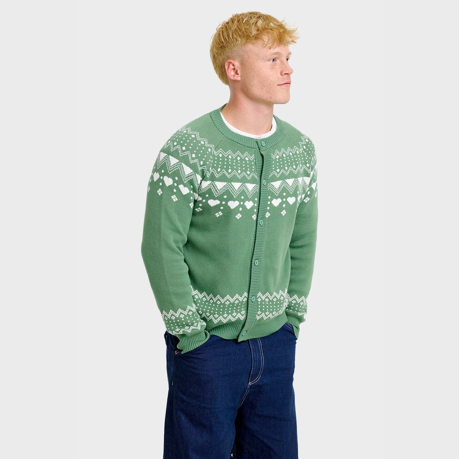 Yksinkertainen Neuletakki – Miehet