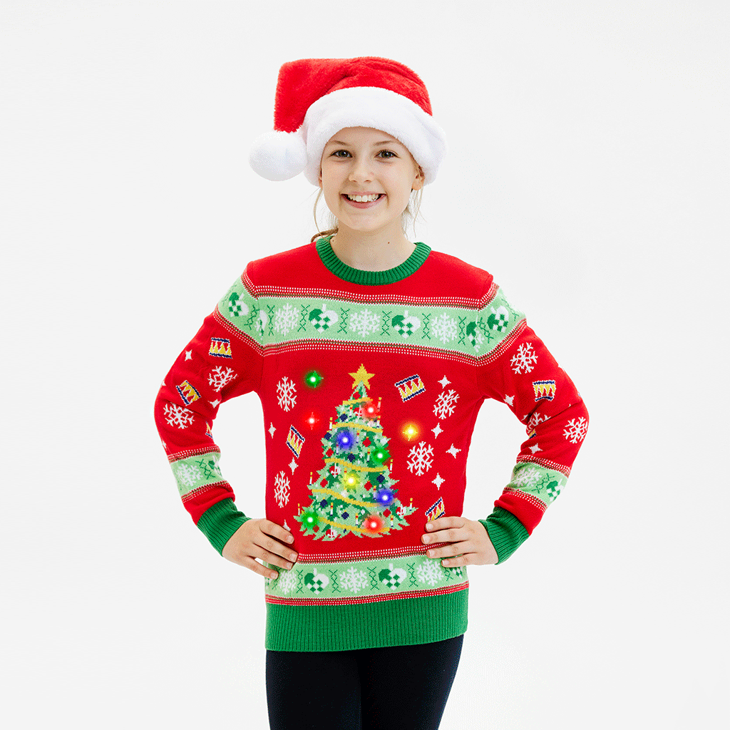 Christmas tree red jouluneule - lapsi